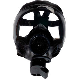MSA Safety 10051286 MSA Millennium Riot Control Full Facepiece Gas Mask, Clear Lens, Small, 10051286 image.