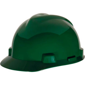 MSA Safety 10057445 MSA V-Gard® Slotted Cap With 1-Touch Suspension, Green image.