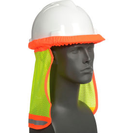 MSA Sunshade Hard Hat Accessory, Yellow-Green, 10098032