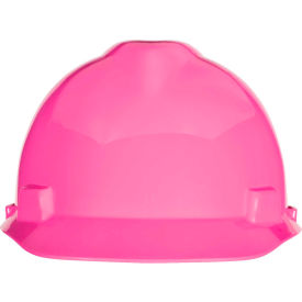 MSA Safety 10155231 MSA V-Gard® Slotted Cap With Staz-On Suspension, Hot Pink image.