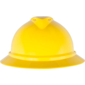 MSA Safety 10167913 MSA V-Gard® 500 Hat Vented 4-Point Fas-Trac III, Yellow image.