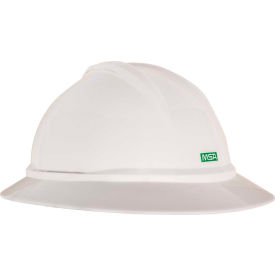 MSA Safety 10168521 MSA V-Gard® 500 Hat Non-Vented 4-Point Fas-Trac III, White image.
