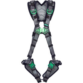 MSA Safety 10194968 V-FIT™ 10194968 Harness, Back & Shoulder D-Rings, Quick-Connect Leg Straps, Extra Small image.