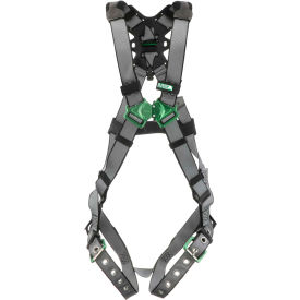 MSA Safety 10195093 V-FIT™ 10195093 Harness, Back D-Ring, Tongue Buckle Leg Straps, Extra Large image.