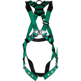 MSA Safety 10196702 V-FORM™ 10196702 Harness, Back D-Ring, Tongue Buckle Leg Straps, Extra Small image.