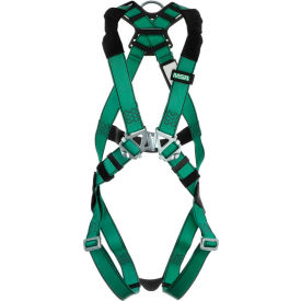MSA Safety 10197233 V-FORM™ 10197233 Harness, Stainless Steel Hardware, Back D-Ring, Qwik-Fit Leg Straps, XS image.