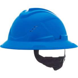 MSA Safety 10215830 MSA Safety V-Gard C1™ Full Brim Hard Hat, Vented, Fas-Trac III, Blue image.