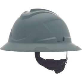 MSA Safety 10215845 MSA Safety V-Gard C1™ Full Brim Hard Hat, Non-Vented, Fas-Trac III, Gray image.