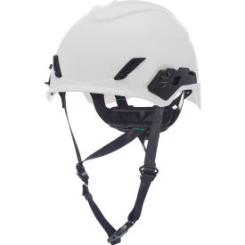MSA Safety 10236213 MSA V-Gard® H1PRO Safety Helmet, Non-Vented Fas-Trac® III Pivot Ratchet Suspension, White image.