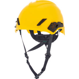 MSA Safety 10236217 MSA V-Gard® H1PRO Safety Helmet, Non-Vented Fas-Trac III Pivot Ratchet Suspension, Yellow image.