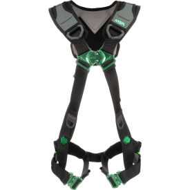 MSA Safety 10239740 MSA V-FLEX™ Full Body Safety Harness, Quick Connect Buckle Leg Strap, Standard image.