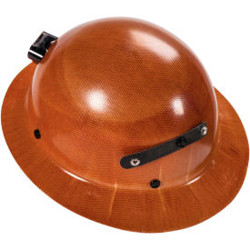 MSA Safety 460389 MSA Skullgard® Protective Hat,Staz-On Suspension,Lamp Bracket/Cord Holder,STD,Natural Tan image.