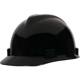 MSA Safety 475235 MSA V-Gard® Slotted Cap With Staz-On Suspension, Black image.