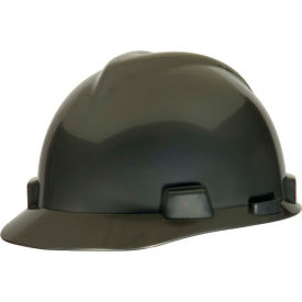 MSA Safety 484340 MSA V-Gard® Slotted Cap With Staz-On Suspension, Silver image.