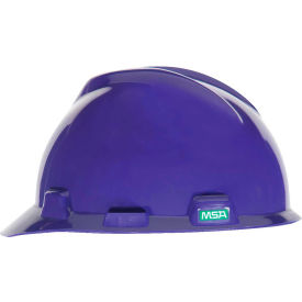 MSA Safety 488398 MSA V-Gard® Slotted Cap With Staz-On Suspension, Purple image.