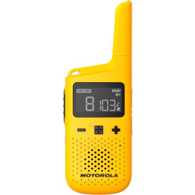 Motorola T383 Motorola Solutions T383 Rechargeable Two-Way Radio, Yellow, 2-Pack image.