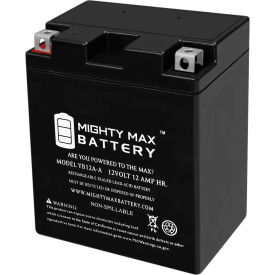 ECOM GROUP INC YB12A-A Mighty Max Battery YB12A 12V 12AH / 165 CCA BATTERY image.