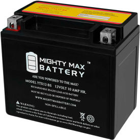 ECOM GROUP INC YTX12-BS Mighty Max Battery YTX12 12V 10AH / 180CCA Battery image.