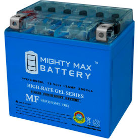 ECOM GROUP INC YTX14-BSGEL Mighty Max Battery YTX14 12V 12AH / 200CCA GEL Battery image.
