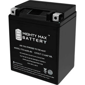 ECOM GROUP INC YTX14AHL Mighty Max Battery YTX14 12V 12AHL / 210CCA Battery image.