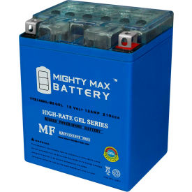 ECOM GROUP INC YTX14AHLGEL Mighty Max Battery YTX14 12V 12AHL / 210CCA GEL Battery image.