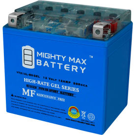 ECOM GROUP INC YTX14L-BSGEL Mighty Max Battery YTX14L 12V 12AH / 200CCA GEL Battery image.