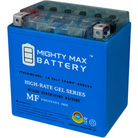 ECOM GROUP INC YTX16-BSGEL Mighty Max Battery YTX16 12V 14AH / 230CCA GEL Battery image.