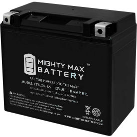 ECOM GROUP INC YTX20L-BS Mighty Max Battery YTX20L 12V 18AH / 270CCA Battery image.