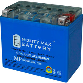 ECOM GROUP INC YTX20L-BSGEL Mighty Max Battery YTX20L 12V 18AH / 270CCA GEL Battery image.