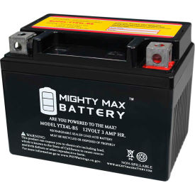 ECOM GROUP INC YTX4L-BS Mighty Max Battery YTX4L 12V 3AH / 50CCA Battery image.