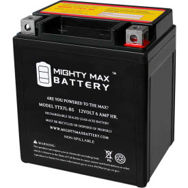 ECOM GROUP INC YTX7L-BS Mighty Max Battery YTX7L 12V 6AH / 100CCA Battery image.