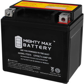 ECOM GROUP INC YTZ7S Mighty Max Battery YTZ7 12V 6AH / 130CCA Battery image.