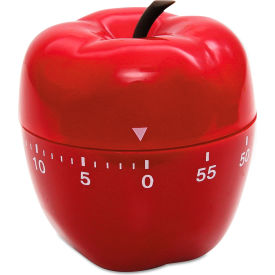 Baumgartens® Shaped Timer 4"" dia. Red Apple