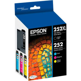 Epson America T252XLBCS Epson® T252XLBCS (252XL) DURABrite Ultra Ink, Black/Cyan/Magenta/Yellow image.
