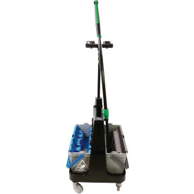 Unger® OmniClean Dual Bucket Kit 1.5 Gallon Capacity Black/Blue/Gray 