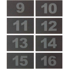 United Visual Numbers for ABS/Wood Cellphone Lockers TAB916 - Numbers 9-16