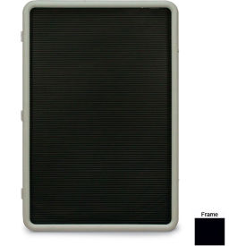 United Visual Products UVTE1824-BLACK United Visual Products 18"W x 24"H Image Enclosed Letter Board with Black Frame image.