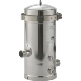 3m 7000051152 3M Aqua-Pure SS4 EPE-316L, Stainless Steel Electro-Polished 4-Round Filter Housing image.