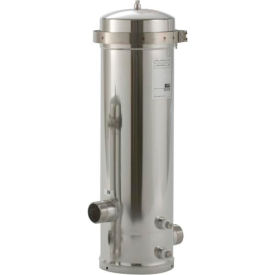 3m 7000051145 3M Aqua-Pure SS8 EPE-316L, Stainless Steel Electro-Polished 8-Round Filter Housing image.