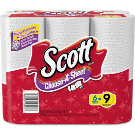 United Stationers Supply 16447 Scott® Choose-A-Size Mega Roll, White, 102/Roll, 6 Rolls/Pack, 4 Packs/Carton - 16447 image.