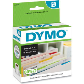 Bar Code Labels, 3/4"L x 2-1/2"W, White, 450 Labels/Roll view 2