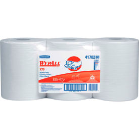 WypAll X70 Centerpull Wipers, 9-4/5 x 13-2/5, White, 275/Roll, 3 Rolls/Carton - 41702