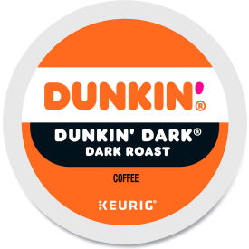 United Stationers Supply GMT12798 Dunkin® Original Roast Coffee, Regular, Dark Ground, K-Cup Pods, 0.37 oz. Capacity, Pack of 22 image.