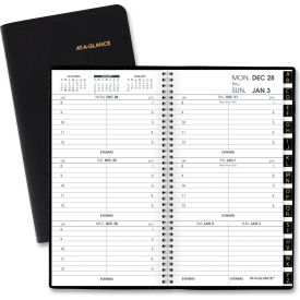 At-A-Glance Products 7000805 AT-A-GLANCE® Compact Weekly Appointment Book, 6.25 x 3.25, Black, 2024 image.