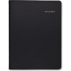At-A-Glance Products 7022205 AT-A-GLANCE® Two-Person Group Daily Appointment Book, 11 x 8, Black, 2024 image.