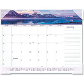 At-A-Glance Products 89802 AT-A-GLANCE® Landscape Panoramic Desk Pad, 22 x 17, Landscapes, 2024 image.