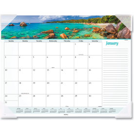 At-A-Glance Products 89803 AT-A-GLANCE® Seascape Panoramic Desk Pad, 22 x 17, 2024 image.