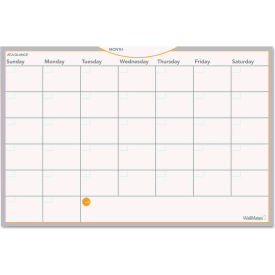 AT-A-GLANCE WallMates Self-Adhesive Dry Erase Monthly Planning Surface, 18 x 12