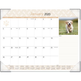 At-A-Glance Products DMD16632 AT-A-GLANCE® Puppies Monthly Desk Pad Calendar, 22 x 17, 2024 image.
