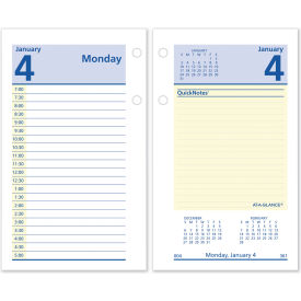 At-A-Glance Products E51750 AT-A-GLANCE® QuickNotes Desk Calendar Refill, 3.5 x 6, 2024 image.